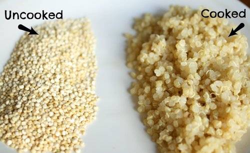 hạt quinoa nấu chín