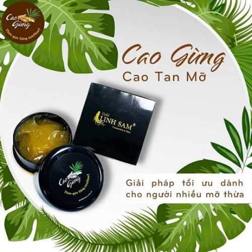 Cao gừng | Công dụng kem tan mỡ cao gừng | Địa chỉ bán cao gừng